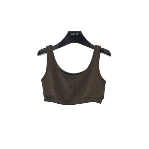 Sleeveless Crop Top for Women Elegant and Commuter-Friendly Innerwear