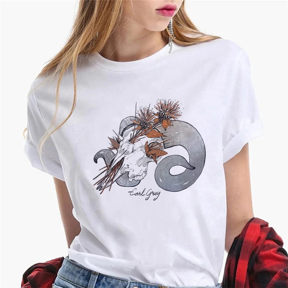 Women's T-shirts Graphic Designer T-shirts Girls Harajuku Cl - Image 3